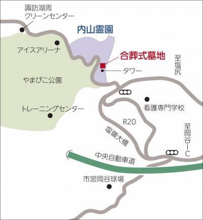 内山霊園の周辺地図