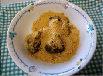 完成した草餅の写真
