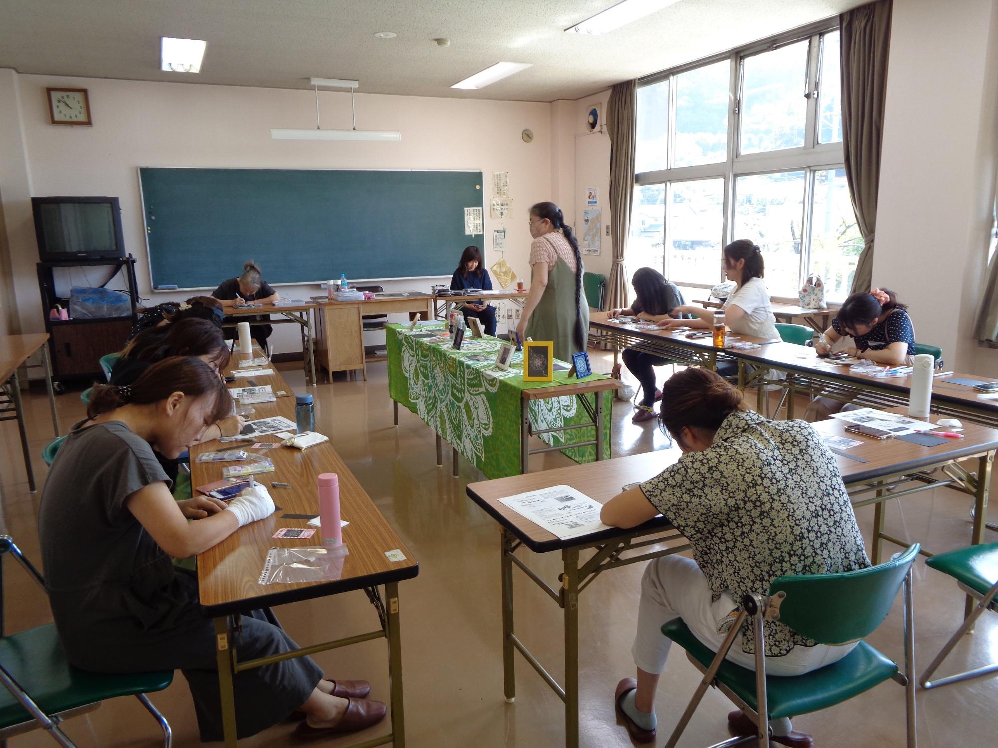 無心に点を置いていく、曼荼羅体験!