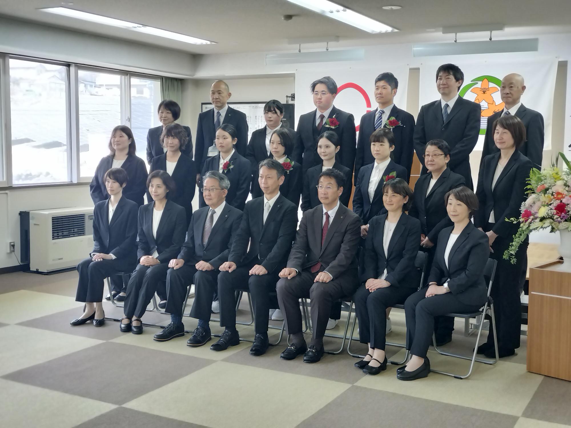 岡谷市看護専門学校入学式