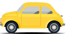 黄色い車
