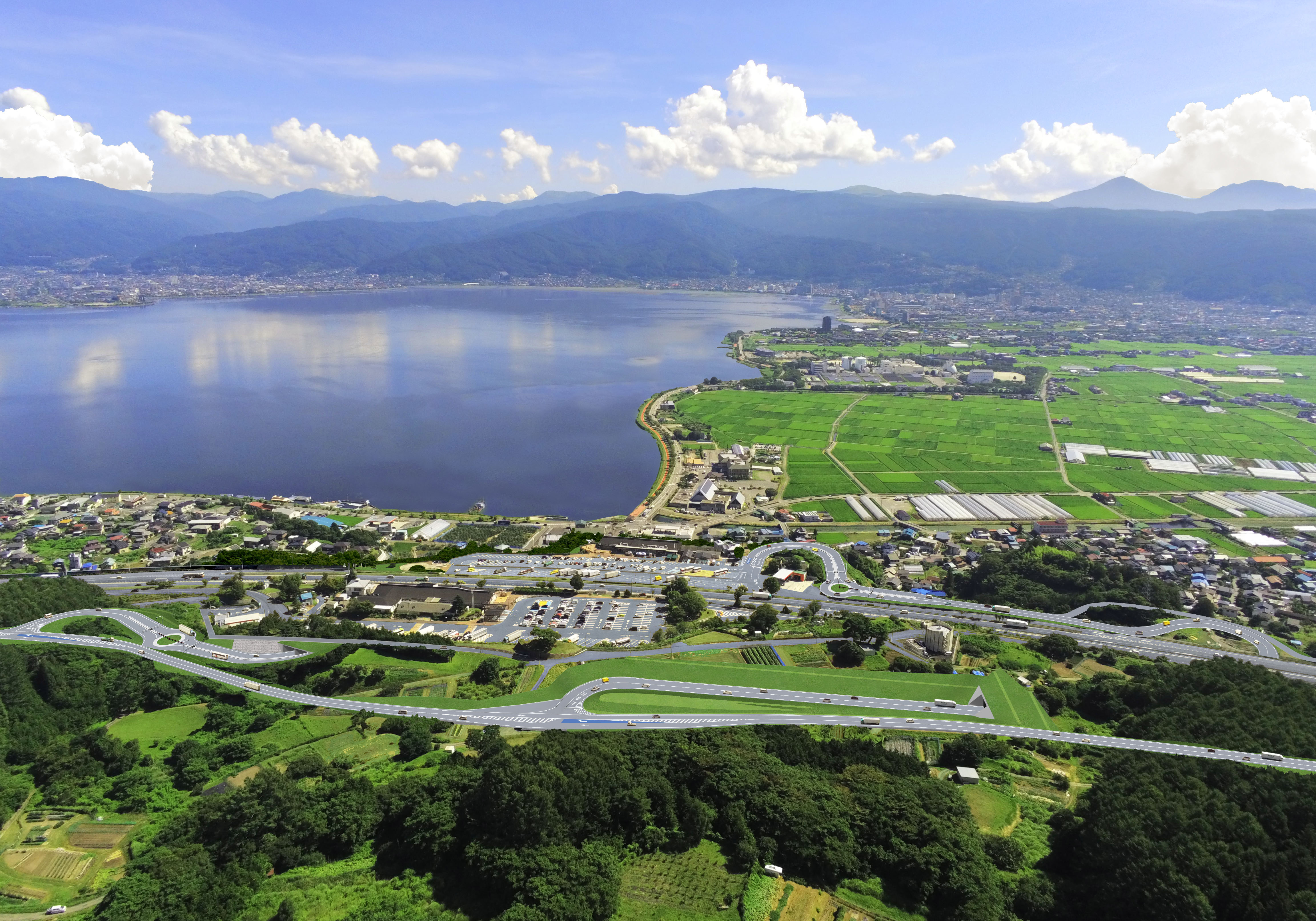 諏訪湖サービスエリアへのスマートインターチェンジ計画について 岡谷市