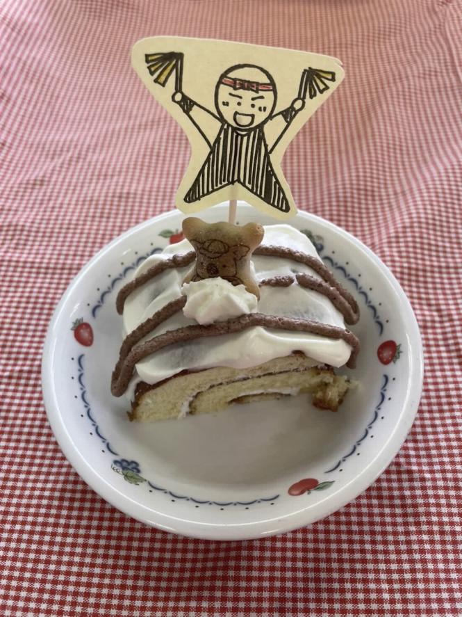 おんばしらケーキ