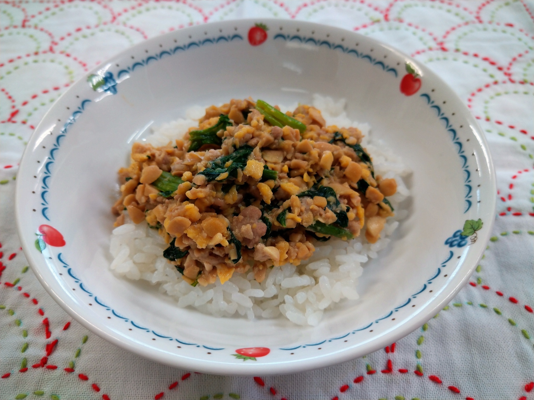 スタミナ納豆丼