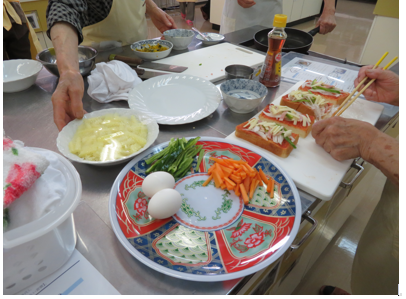 食改学習会の調理実習