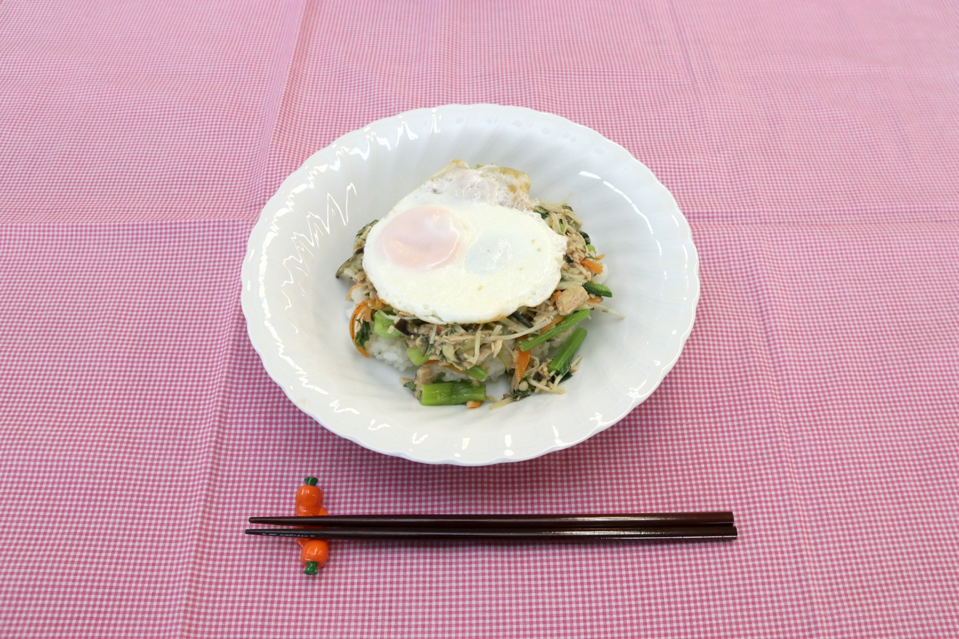 レンジDEチン！ベジ丼の写真