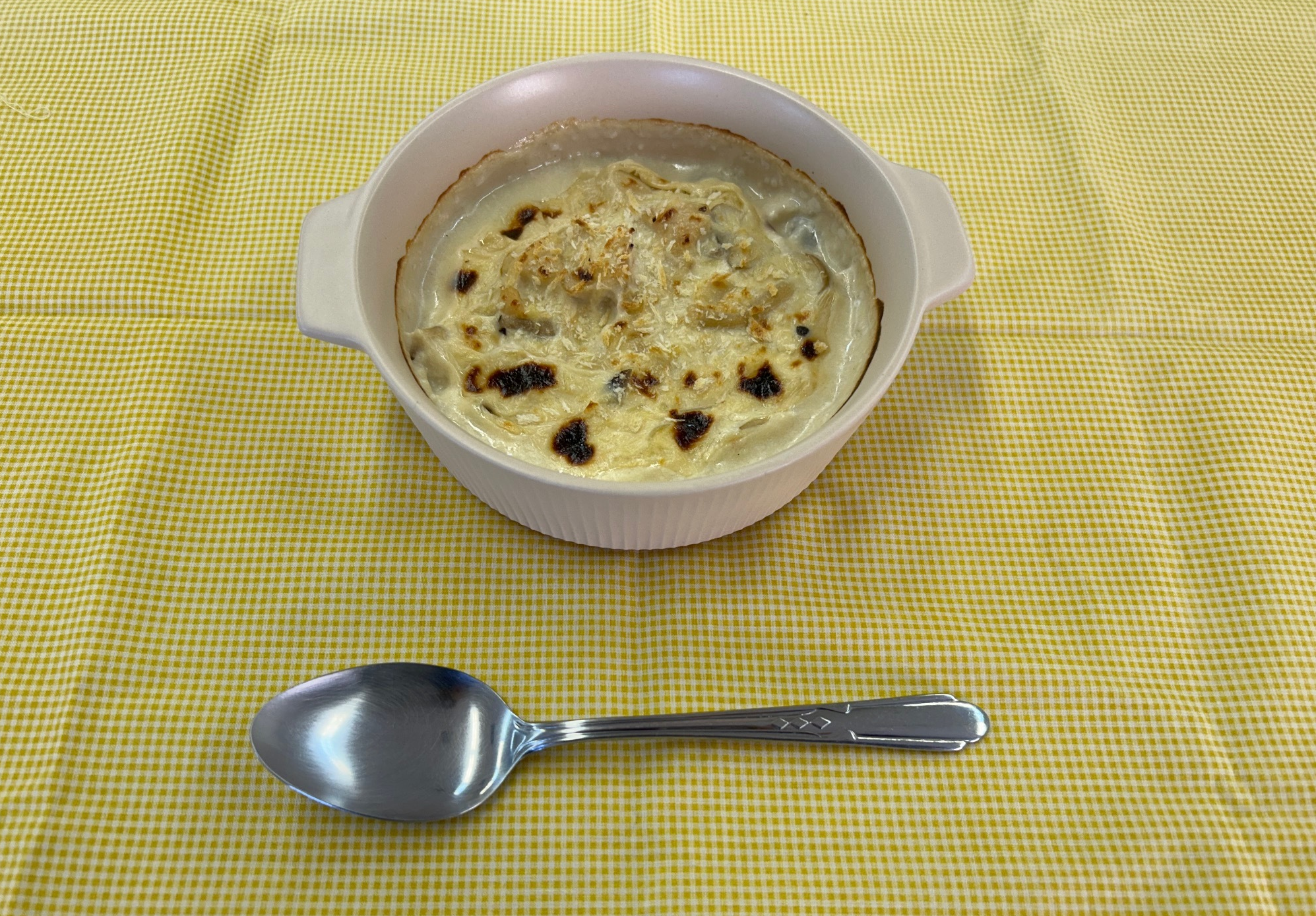 きのこのグラタン写真