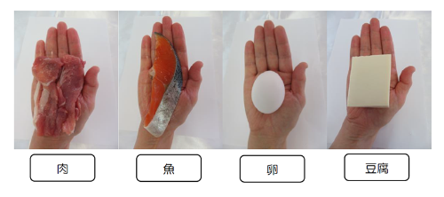 たんぱく質手ばかり