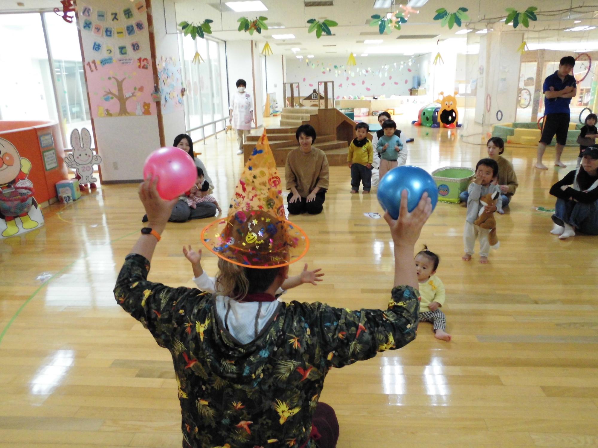 直ちゃんの日ボールと遊ぼう