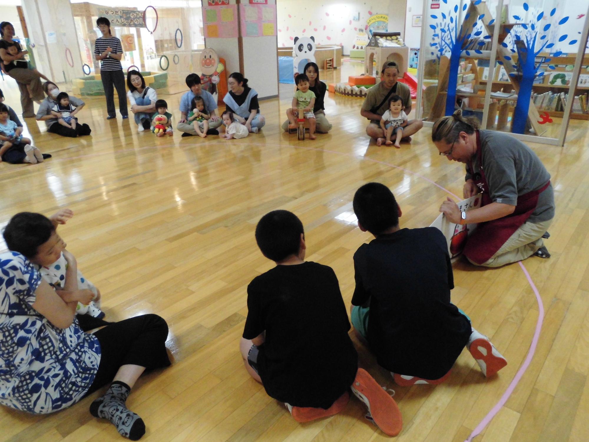 サマチャレの中学生と直ちゃん