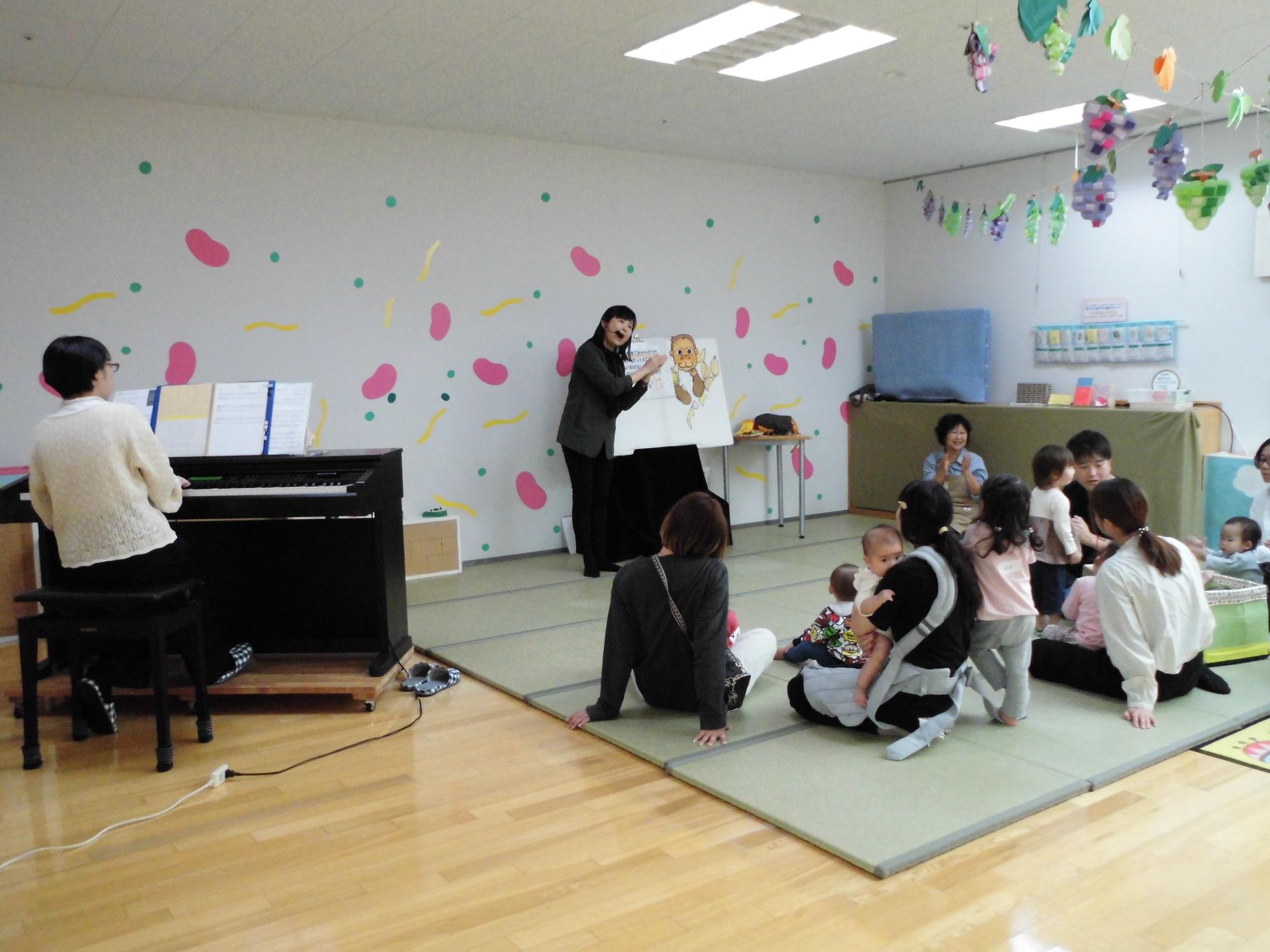 おおきなおはなしたまごのおはなしのようす