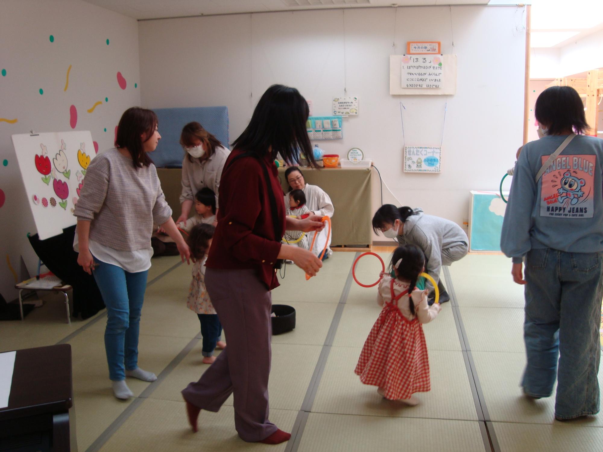 ハンドル握りリトミック