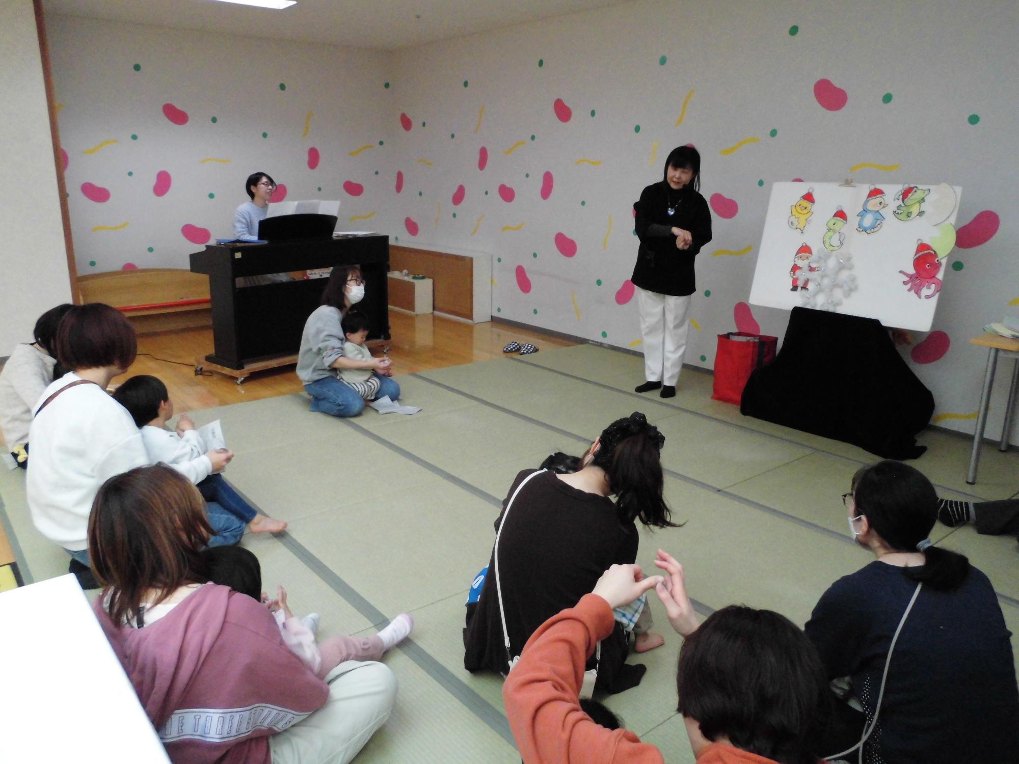 大きなおはなしたまごの様子です。