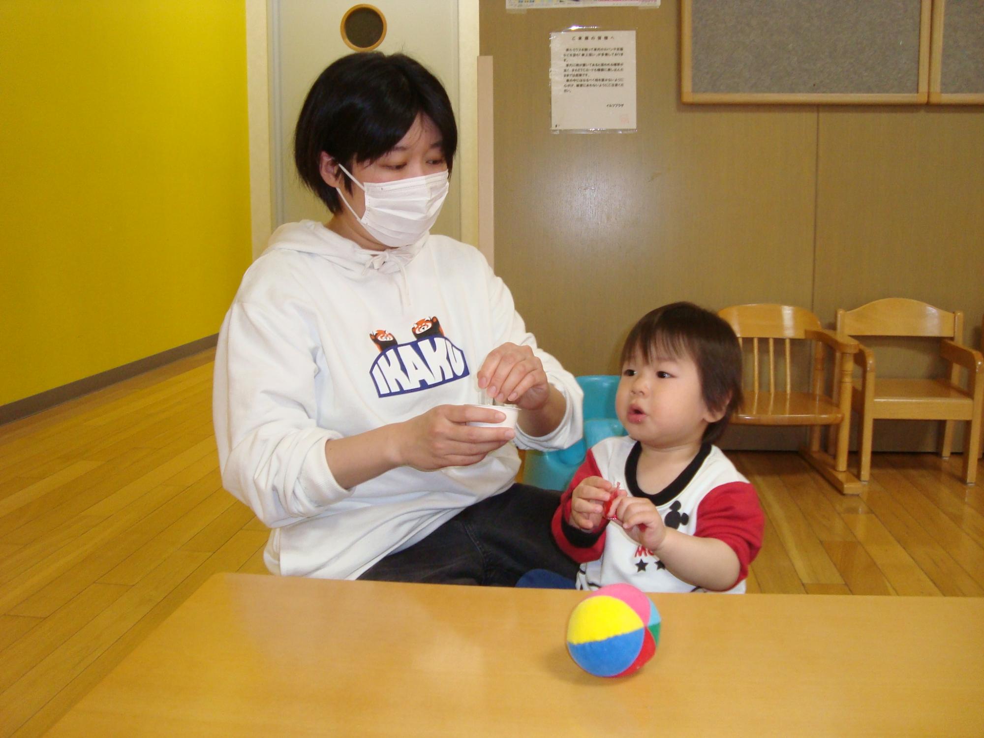 たべるのだいすき試食タイム
