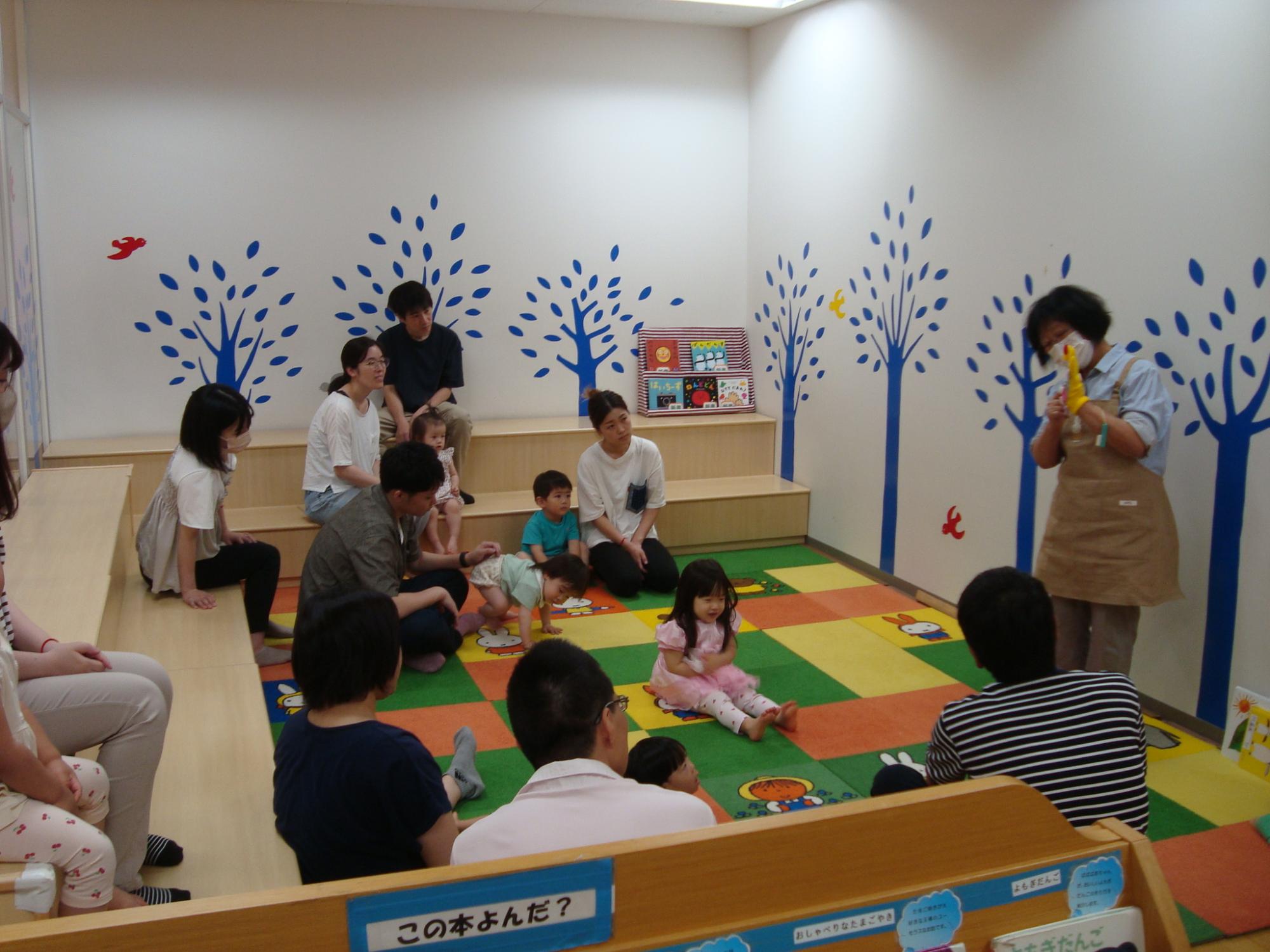 小さなお話たまごの様子