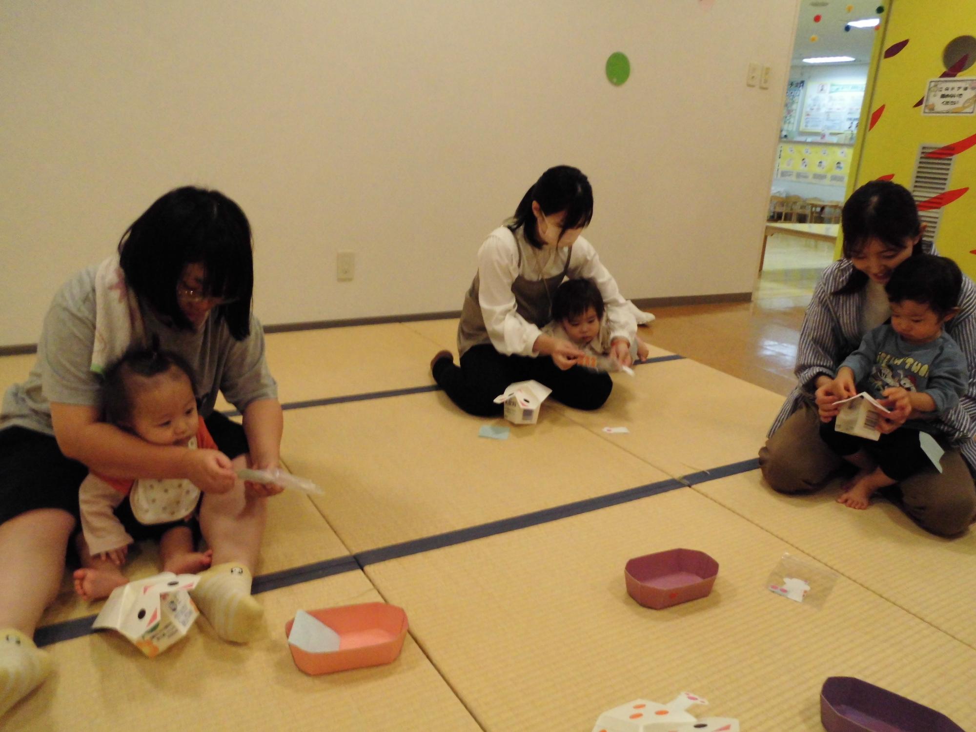 ぱくぱくねこちゃん制作の様子