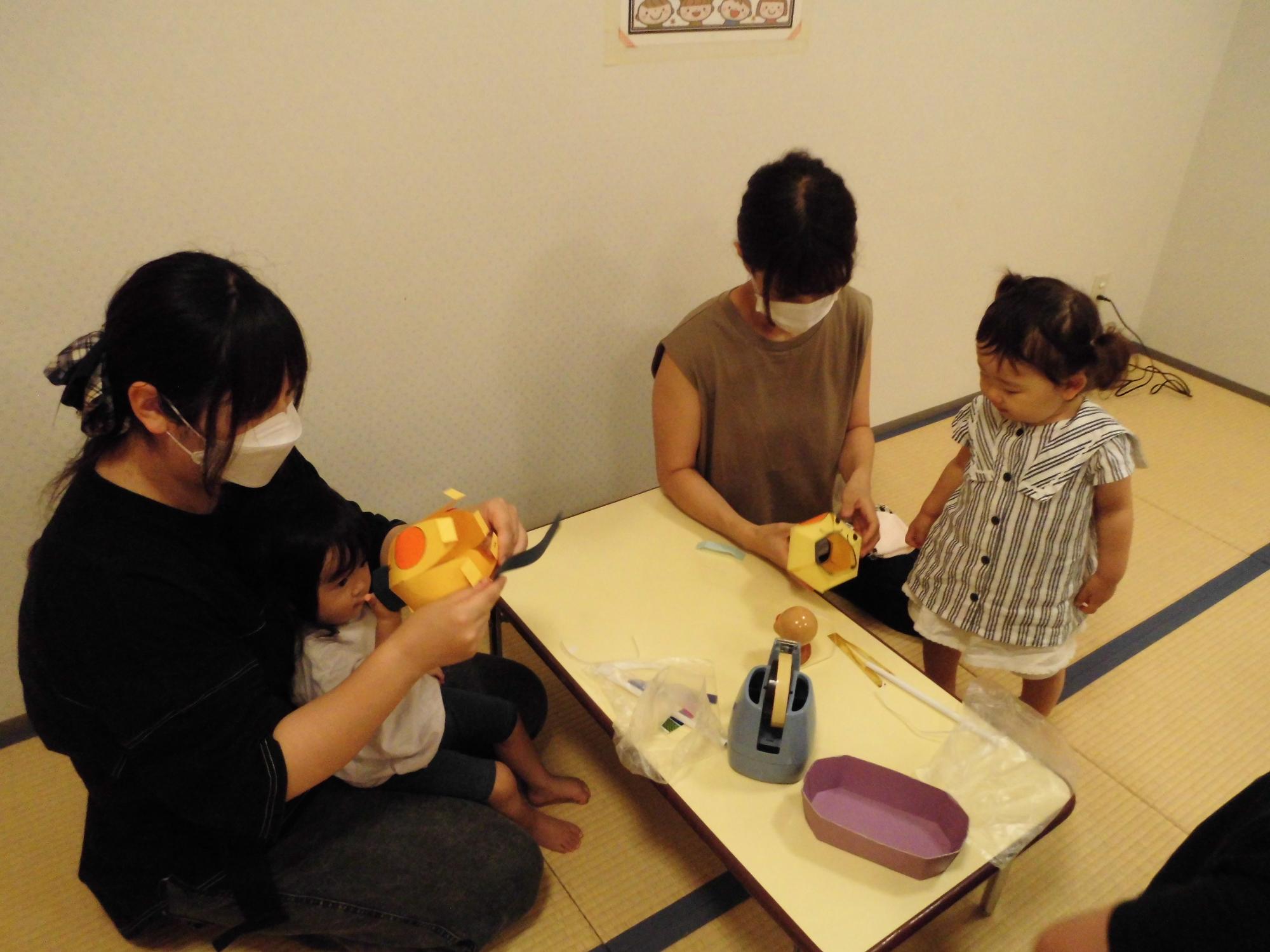 あんぱんまんちょうちん作り1