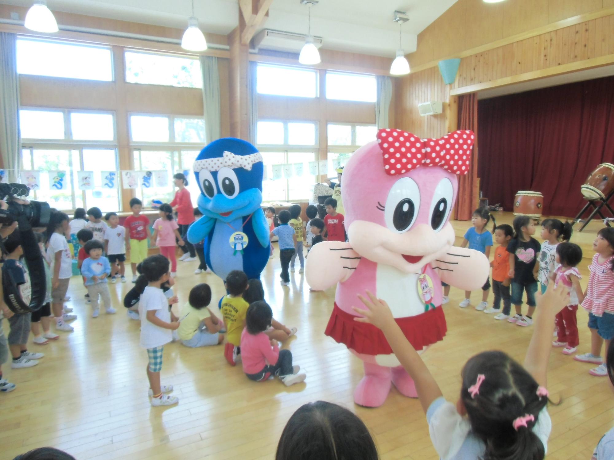 「うなぎのまち岡谷」の会マスコットキャラクター