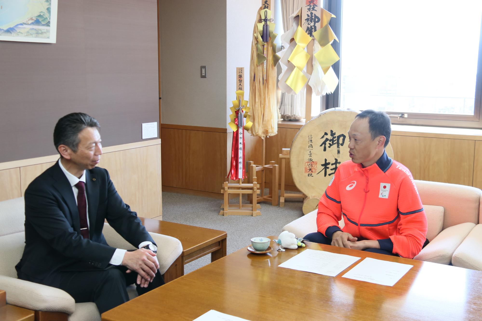 小池岳太選手表敬訪問