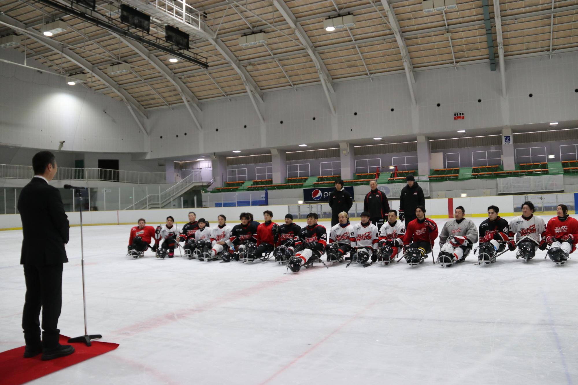 パラアイスホッケー日本代表激励会