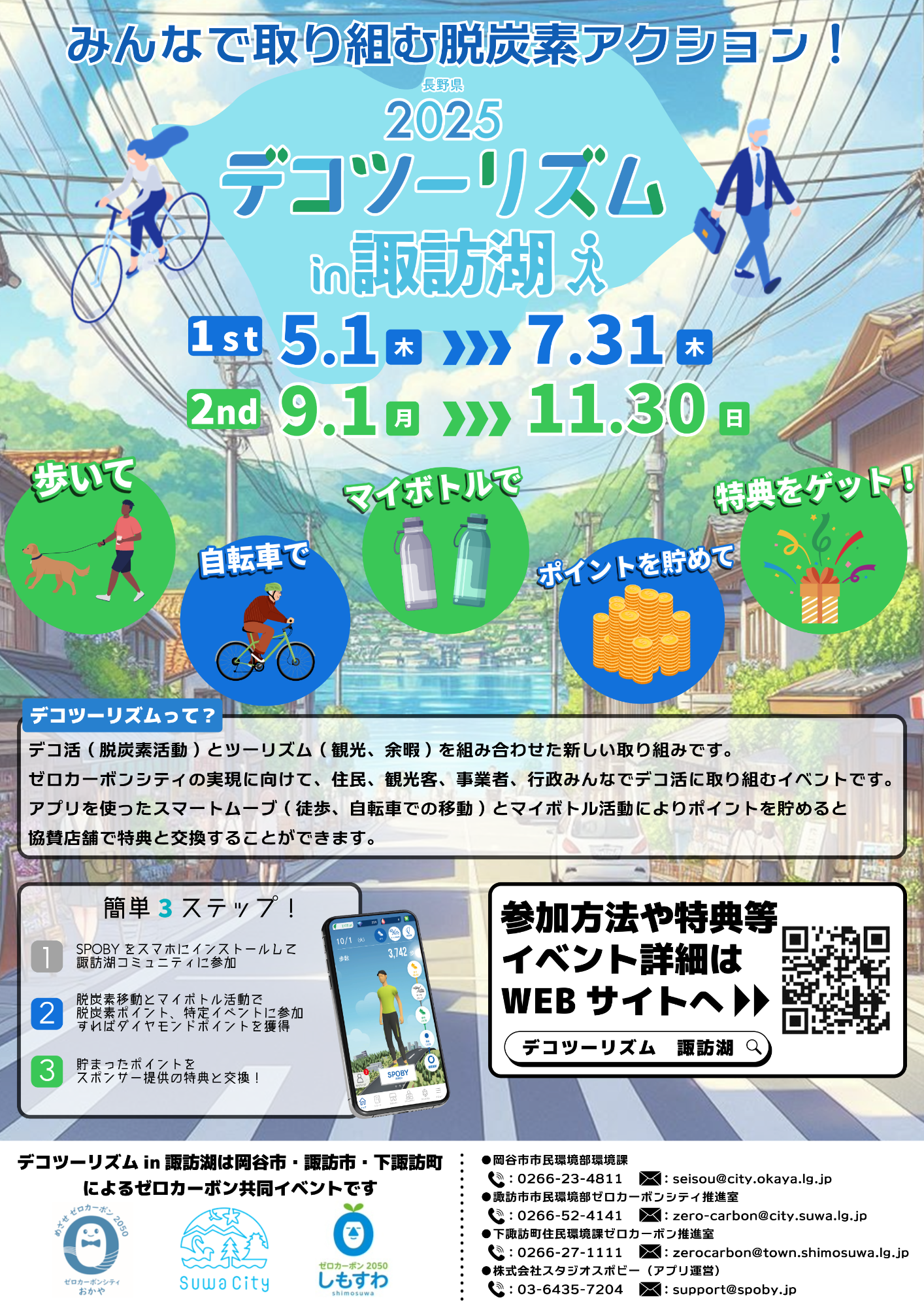 2025デコツーリズムin諏訪湖ポスター