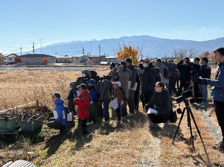 秋の鳥の観察会