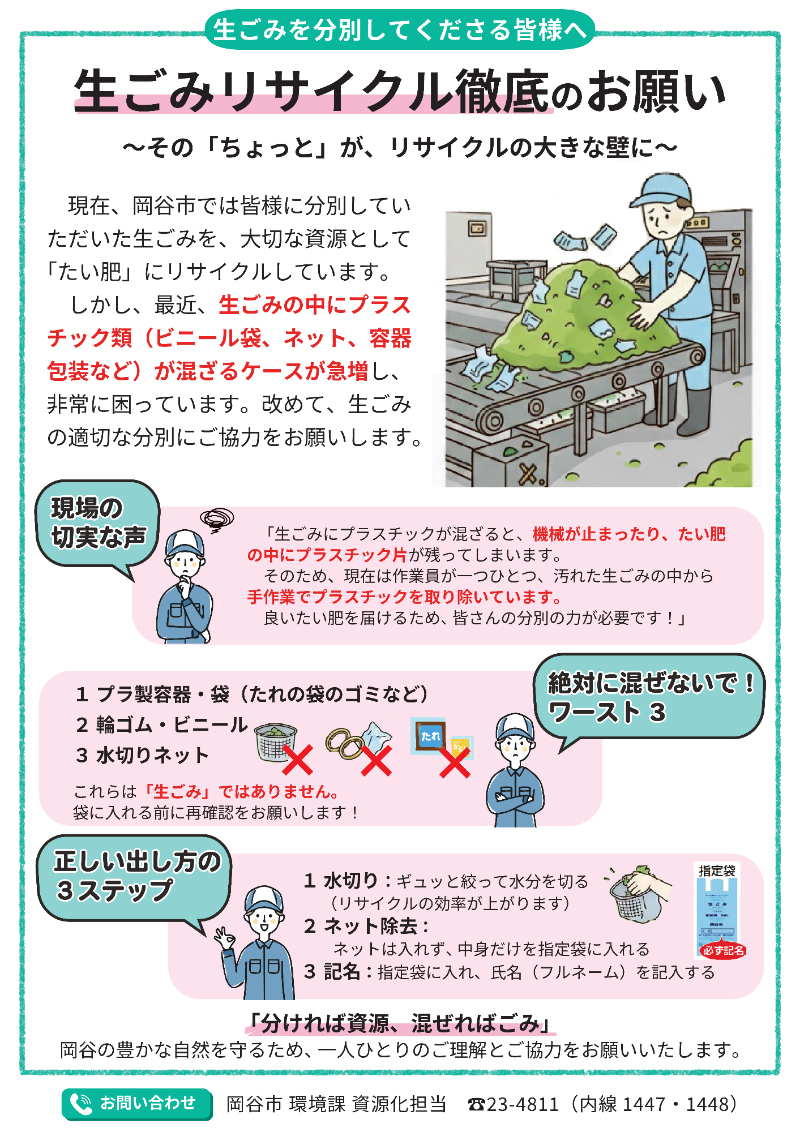 生ごみ分別チラシ